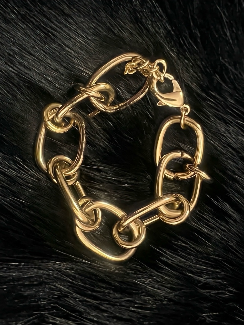 Chunky Gold Chain Bracelet